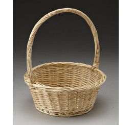 Round Willow Single Basket  