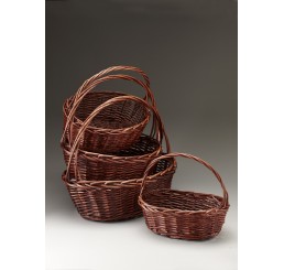  Brown Stain Willow Set/4 