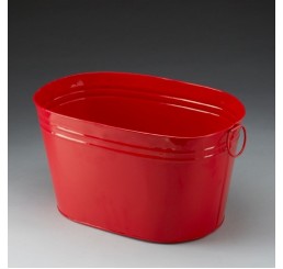 Oval Metal Pail  