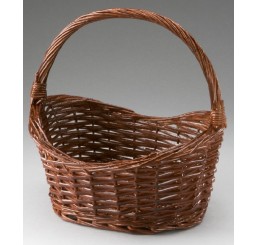 Oval Willow Basket Avail Natural or Painted  