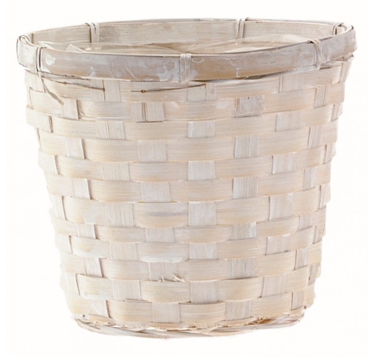 WW 6" Bamboo Planter Basket / Pot Cover 