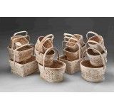 White Wash Woodchip Set/3