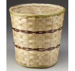 10" Bamboo Planter Basket / Pot Cover 