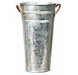 Galvanized Metal Flower Bucket