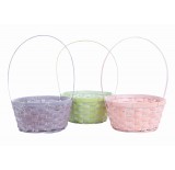 Round Bamboo - Assorted Pastel Colors 