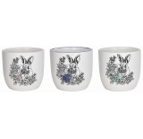 Ceramic Container w/Bunny Designs