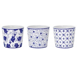 Blue & White Ceramic Containers