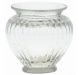 Glass Ginger Jar - Clear  