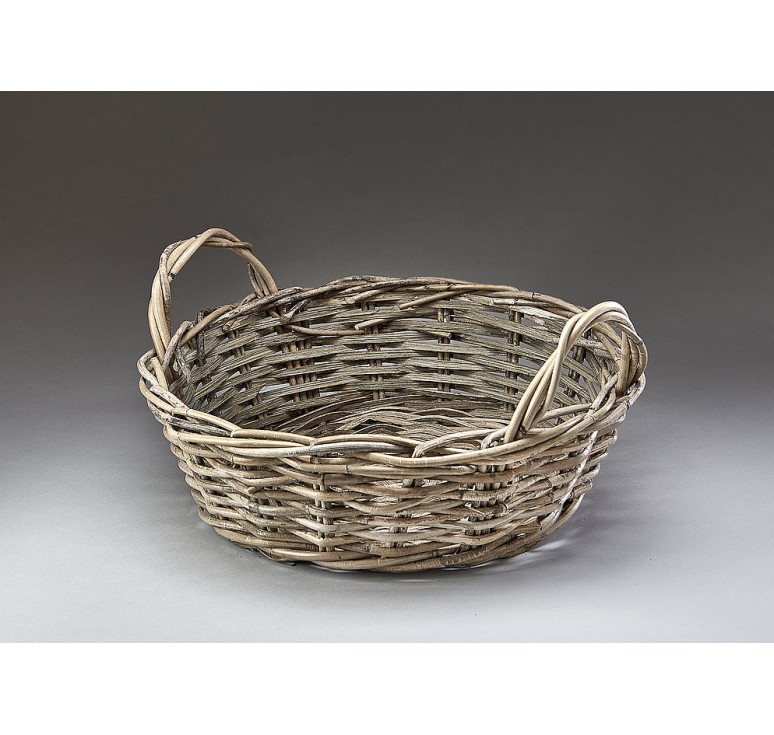 Indonesian Split-Rattan Dish Garden - 14"  