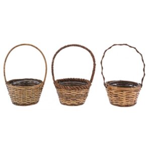 10" Round Bamboo Single Basket
