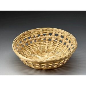 Round Bamboo Bowl - 10"