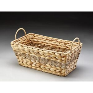Rectangular Seagrass & Rope Container