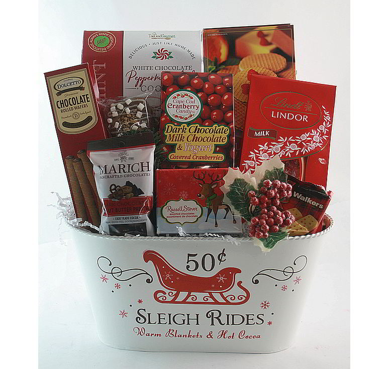 Oval Metal Container - Sleigh Rides - Image 2