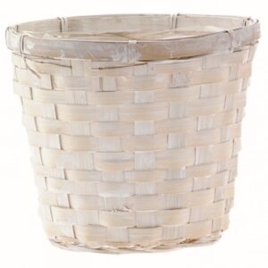 WW 6" Bamboo Planter Basket / Pot Cover