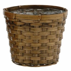 6" Bamboo Planter Basket / Pot Cover