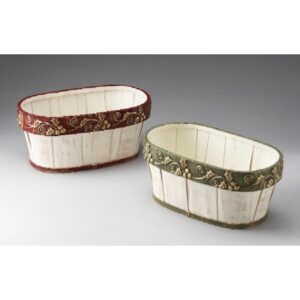 Oval Woodchip Container