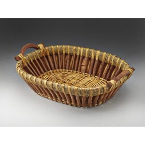 Willowith Woodchip Tray with Wooden Ear Handles