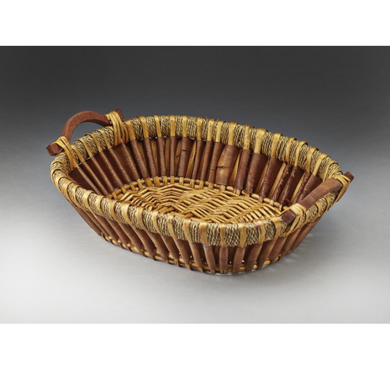 Willowith Woodchip Tray with Wooden Ear Handles