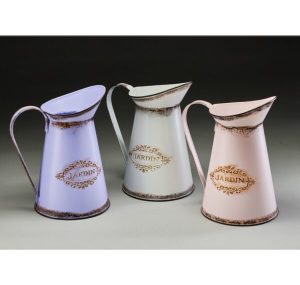French-Inspired Metal Pitcher
