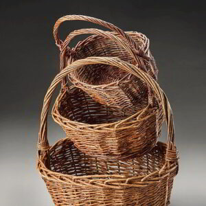 Oval Unpeeled Willow Set/3