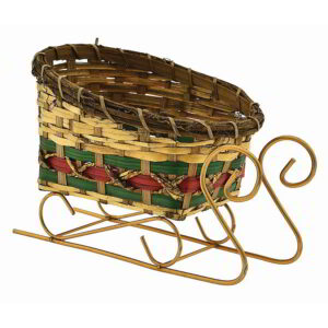 Bamboo & Vine Sleigh with Metal Runners