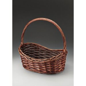 Brown Stain Willow Basket