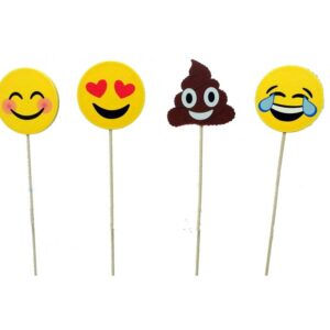 Wooden Emoji Pick