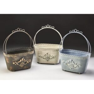 Metal Basket with Detachable Handle
