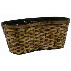 Bamboo Peanut-Shaped Double 6" - Brown Stain