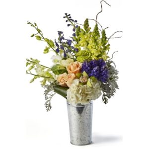 Galvanized Metal Flower Bucket