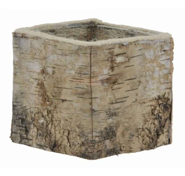 4.25" Square Wooden Container