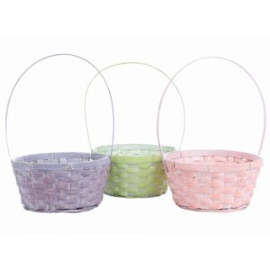 Round Bamboo - Assorted Pastel Colors