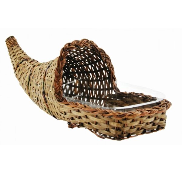 Bamboo Cornucopia; Two-Tone Finish