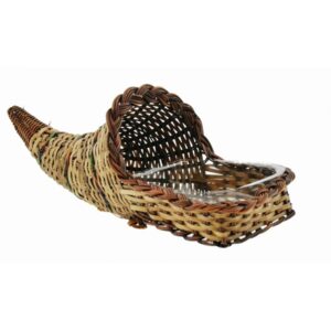 Two-Tone Bamboo Cornucopia