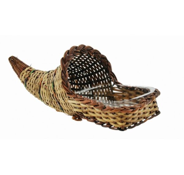 Two-Tone Bamboo Cornucopia