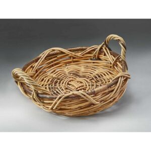Indonesian Rattan Round Tray