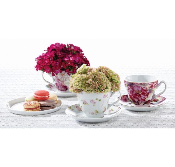 Ceramic Tea Cup and Saucer