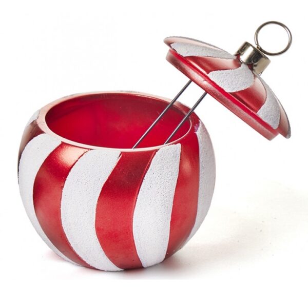 Ceramic "Ornament" Container with Lid - Image 2