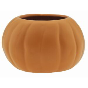 Ceramic Pumpkin Planter - 7"