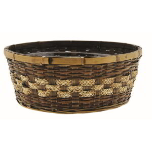 Bamboo, Fern & Straw Bowl - 10"