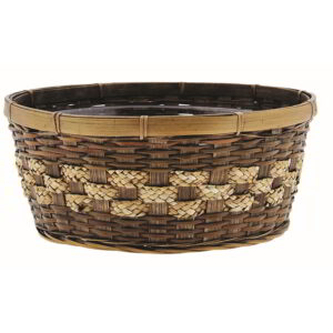 Bamboo, Fern & Straw Bowl - 12"