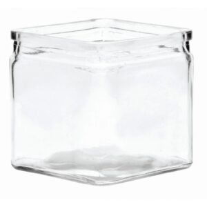 4" Machine Glass Cube