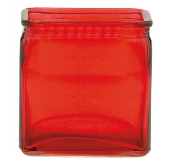 Glass Cube - Red - Image 2