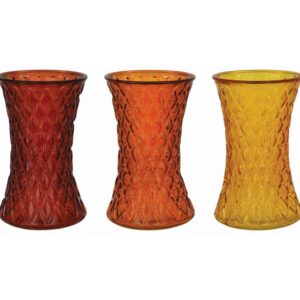 Autumn Assortment Glass Gathering Vase