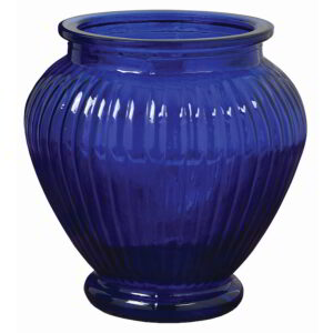 Glass Ginger Jar - Cobalt Blue