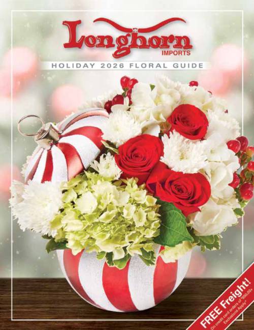 Longhorn Holiday Floral 2026